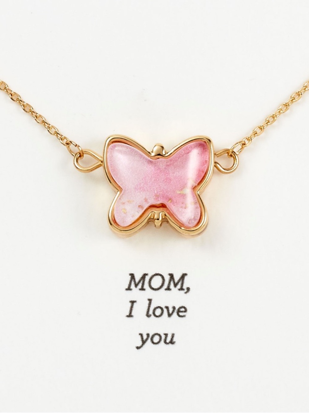Pink Butterfly Choker Necklace
